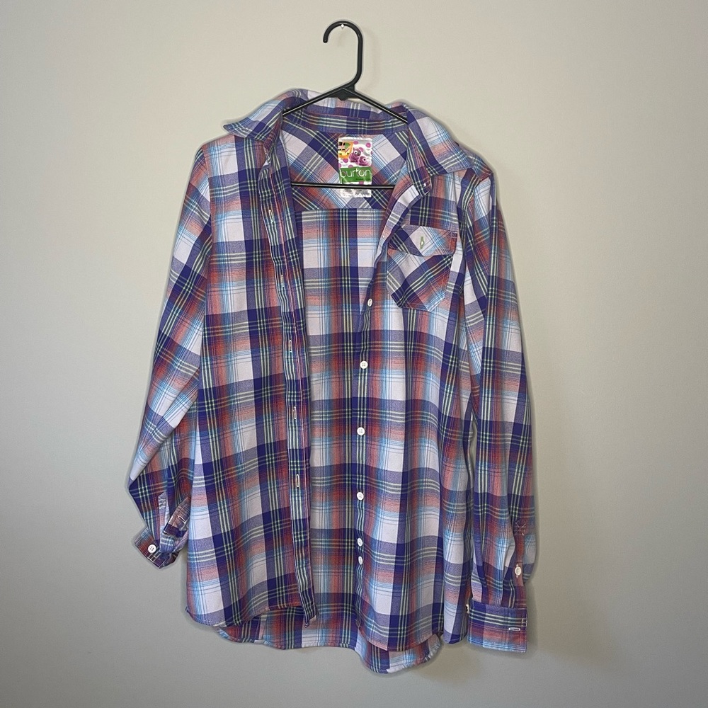 BURTON WOMENS PLAID SHIRT